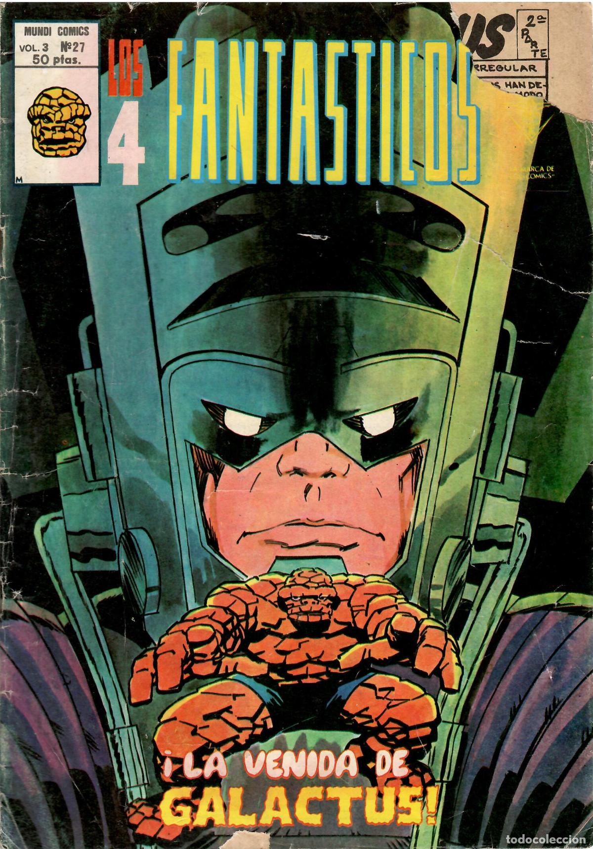 C&oacute;mics: Comic Los 4 Fantasticos - Mundo Comics Vertice, Vol. 3 n&ordm; 27