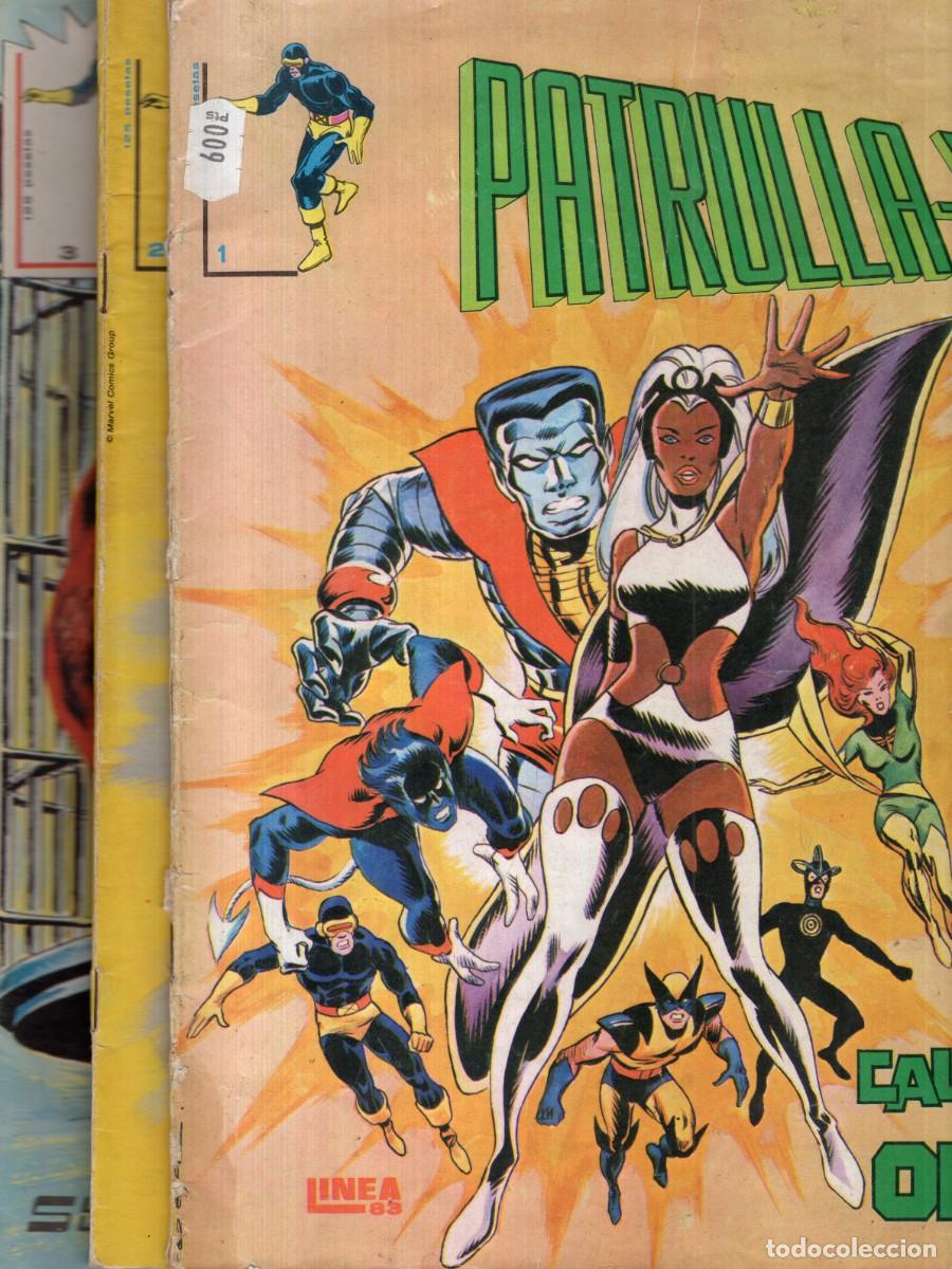 C&oacute;mics: PATRULLA X LOTE CON LOS NUMEROS 1 A 3- 5 Y 6 - VERTICE - BUEN ESTADO