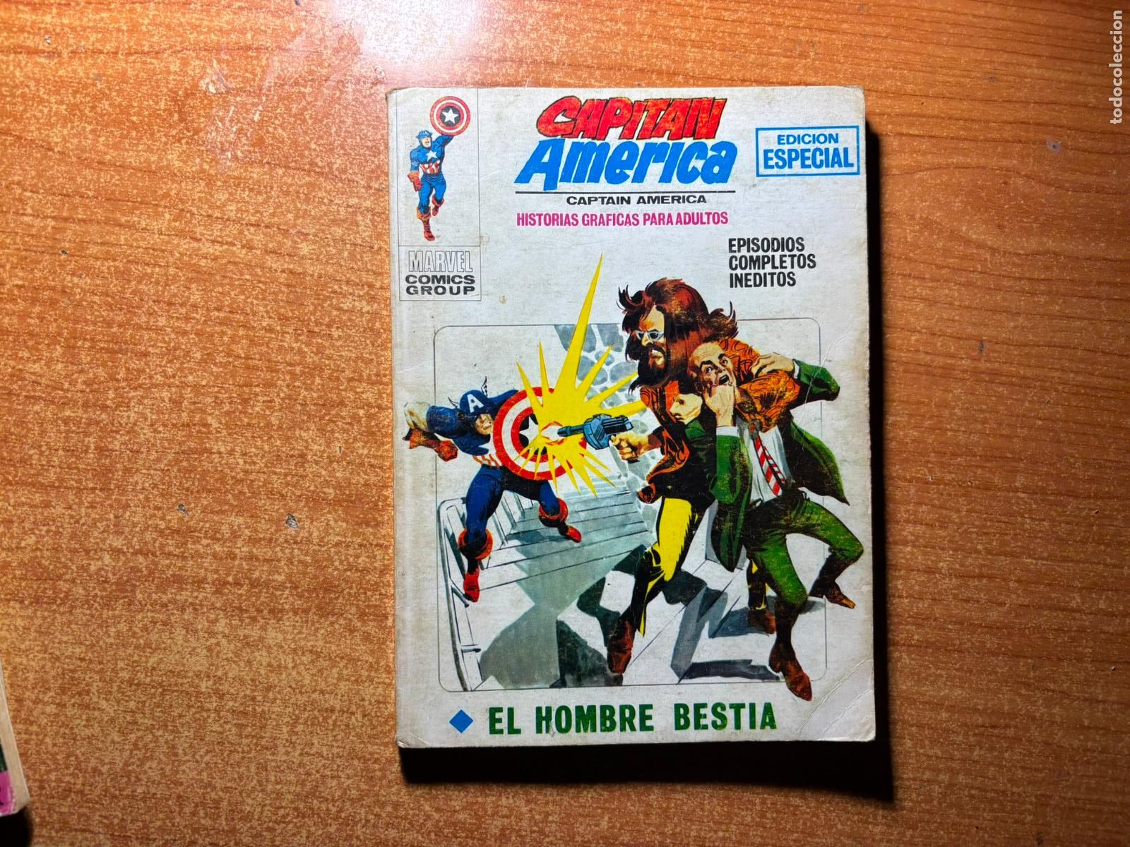 C&oacute;mics: CAPITAN AMERICA N&ordm; 8 EDICIONES VERTICE VOLUMEN I