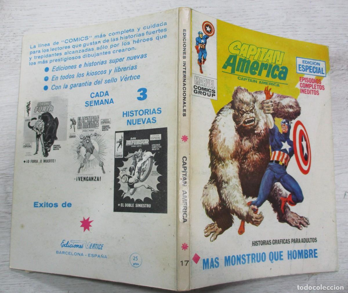 Comics: CAPITAN AMERICA - NUMERO 17 - V.1 - VOLUMEN 1 - TACO - VERTICE