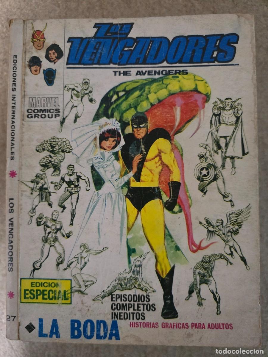 C&oacute;mics: Los Vengadores 27.Vol.1 Vertice.25 ptas.