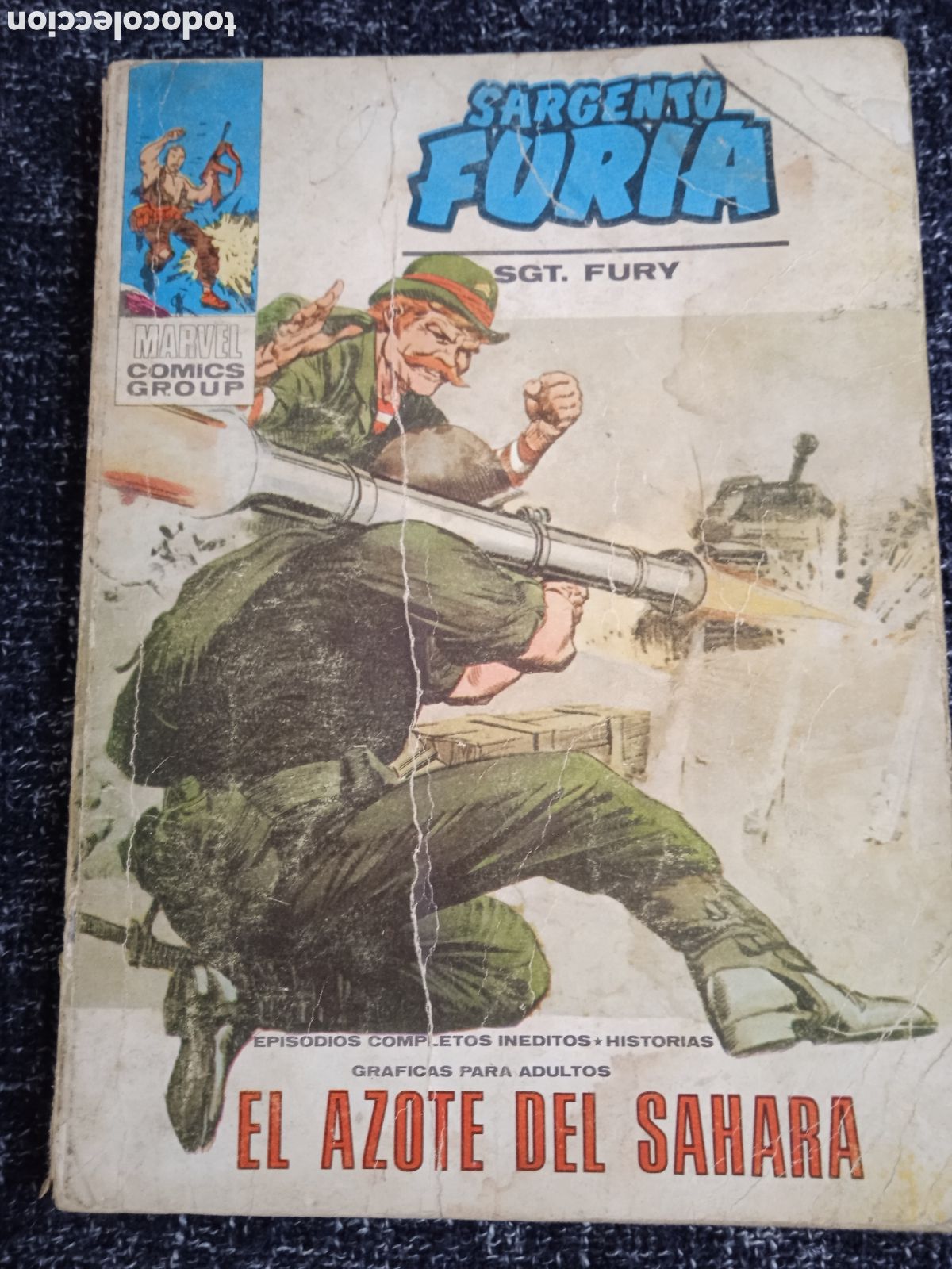 C&oacute;mics: SARGENTO FURIA VOL 1 N&ordm; 22 VERTICE -TACO - Foto 1