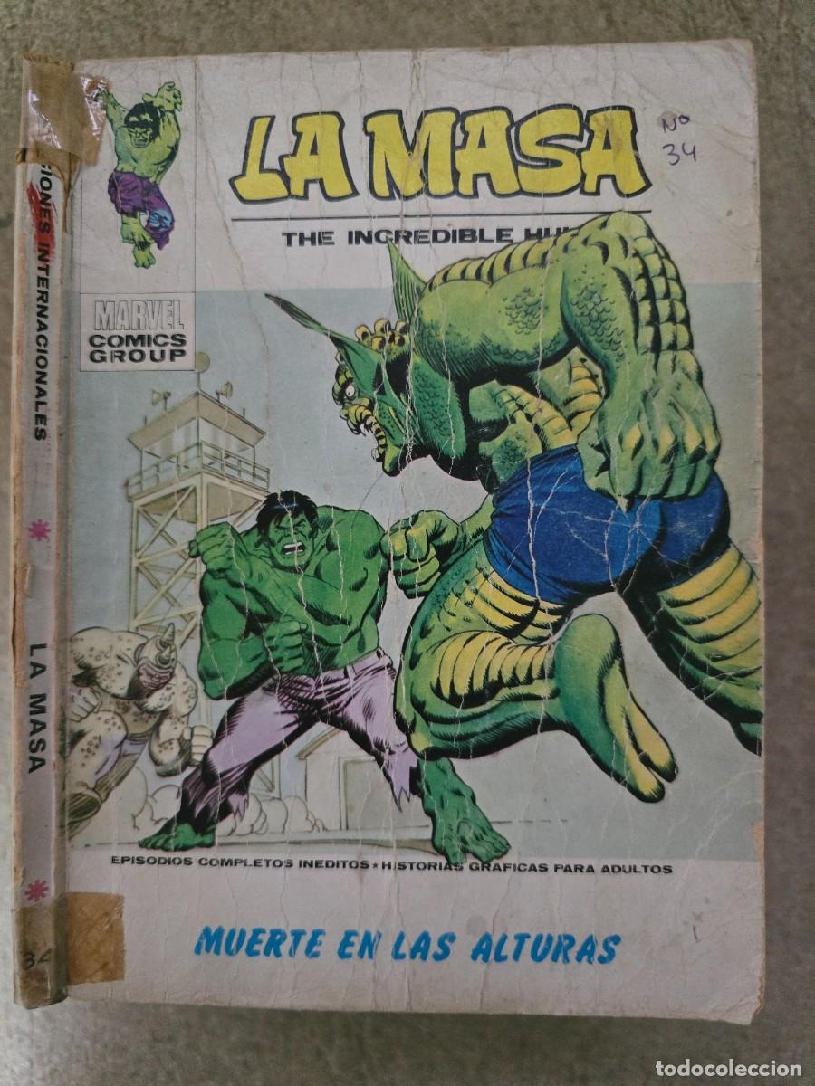 C&oacute;mics: La Masa 34. Vol.1 Vertice.30 ptas.