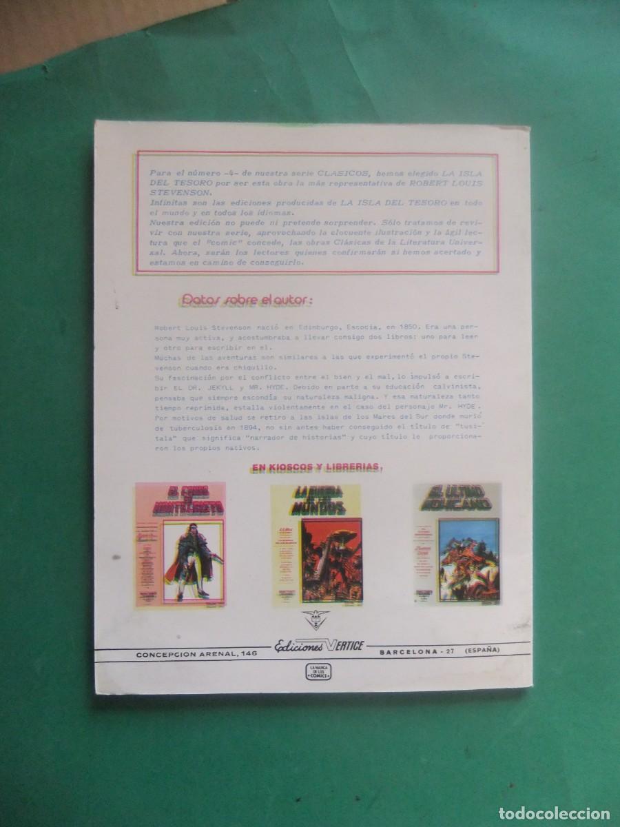 C&oacute;mics: LA ISLA DEL TESORO MUNDI COMIC CLASICOS VERTICE - Foto 2
