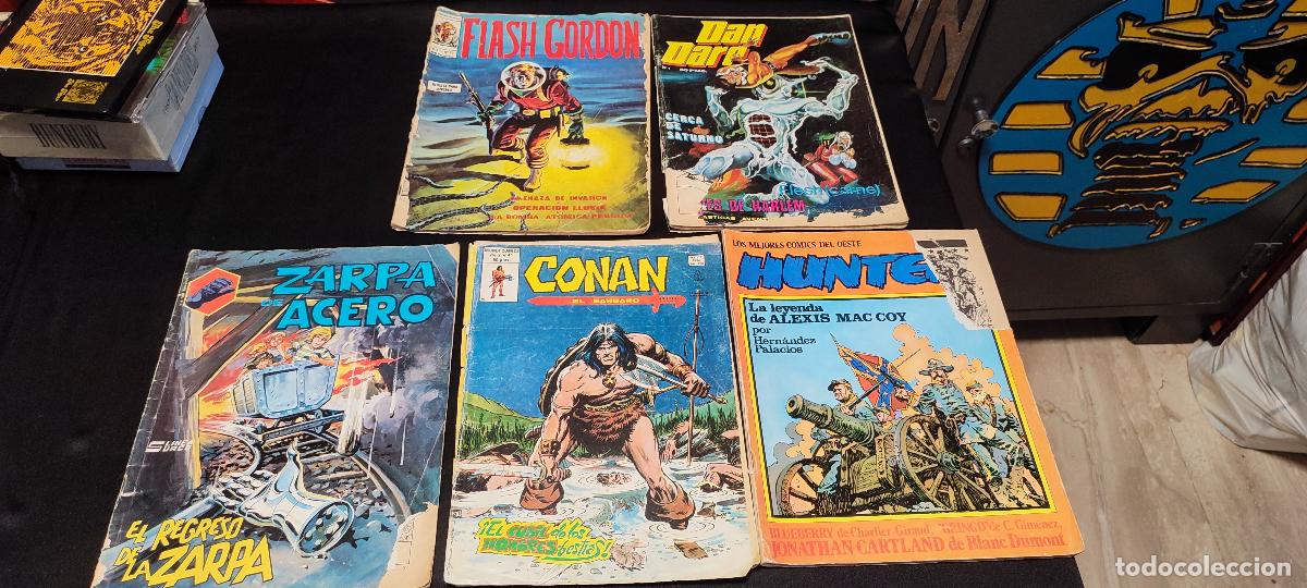 C&oacute;mics: lote 5 comics a&ntilde;os 80 con algunas faltas en portadas ver fotos