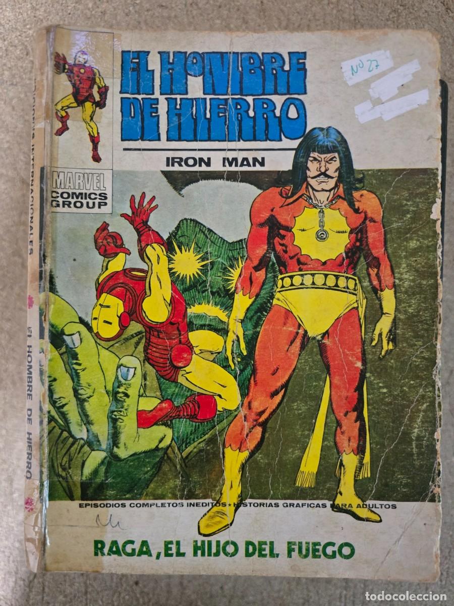C&oacute;mics: El Hombre De Hierro 27 Vol 1.Vertice.25 ptas.
