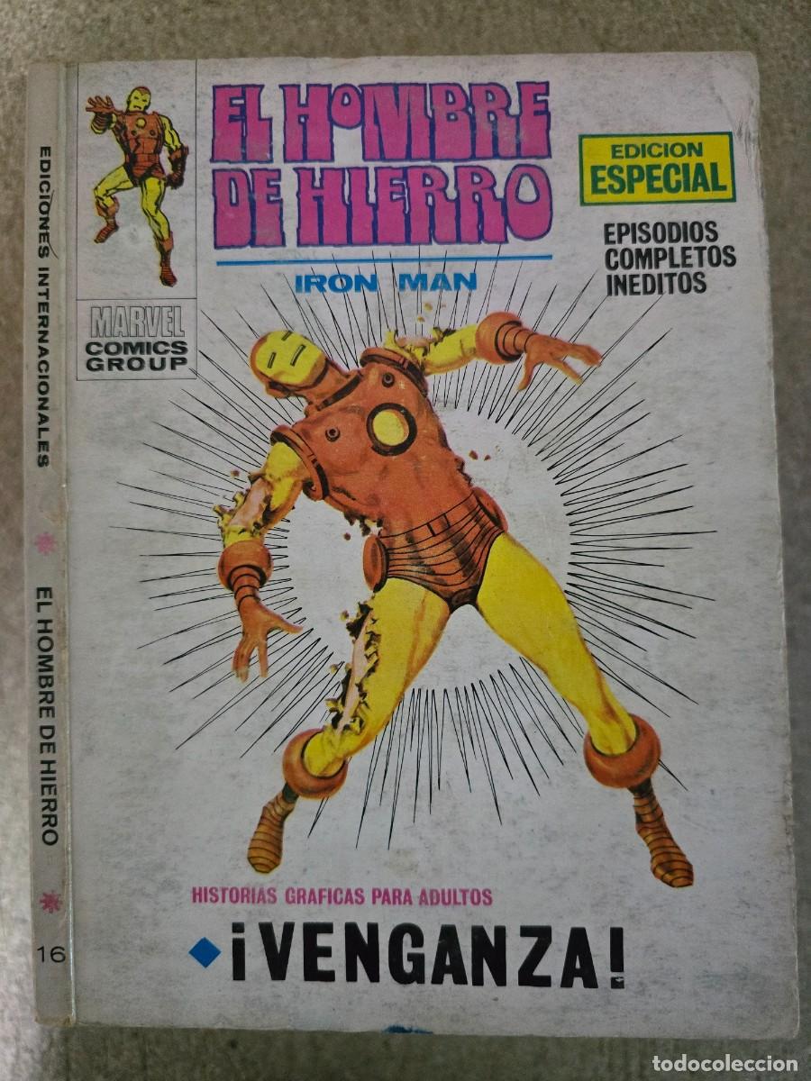 C&oacute;mics: El Hombre De Hierro 16 Vol 1.Vertice.25 ptas.