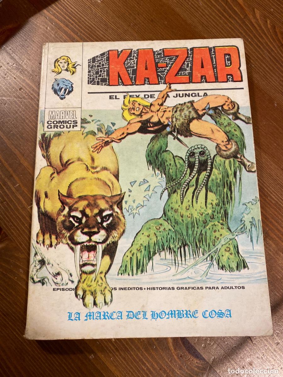 C&oacute;mics: KA-ZAR VOL I EL REY DE LA JUNGLA N&deg; 4 LA MARCA DEL HOMBRE COSA VERTICE TACO MARVEL