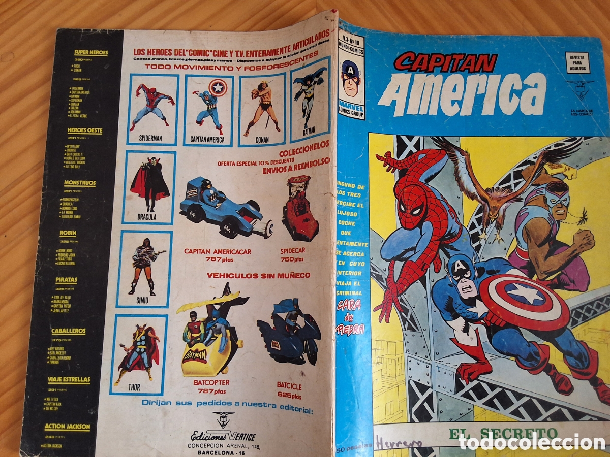 C&oacute;mics: Capitan america vertice mundi comics volumen 3 n&uacute;mero 19