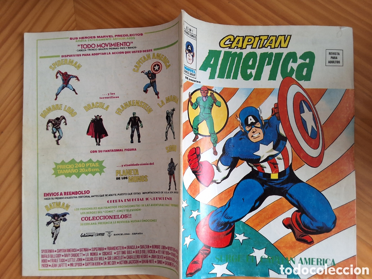 C&oacute;mics: Capitan america vertice mundi comics volumen 3 n&uacute;mero 1