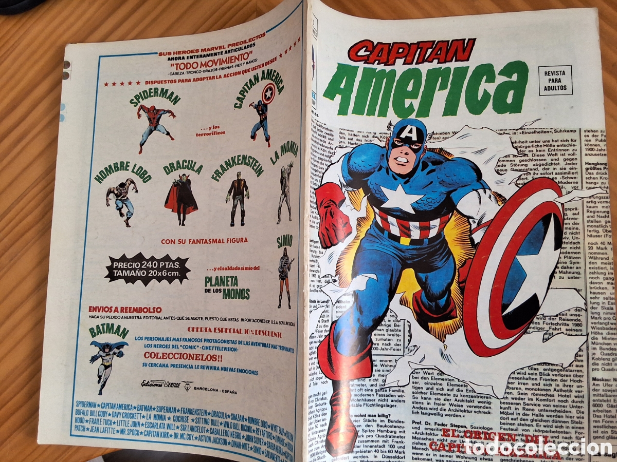 C&oacute;mics: Capitan america vertice mundi comics volumen 3 n&uacute;mero 5