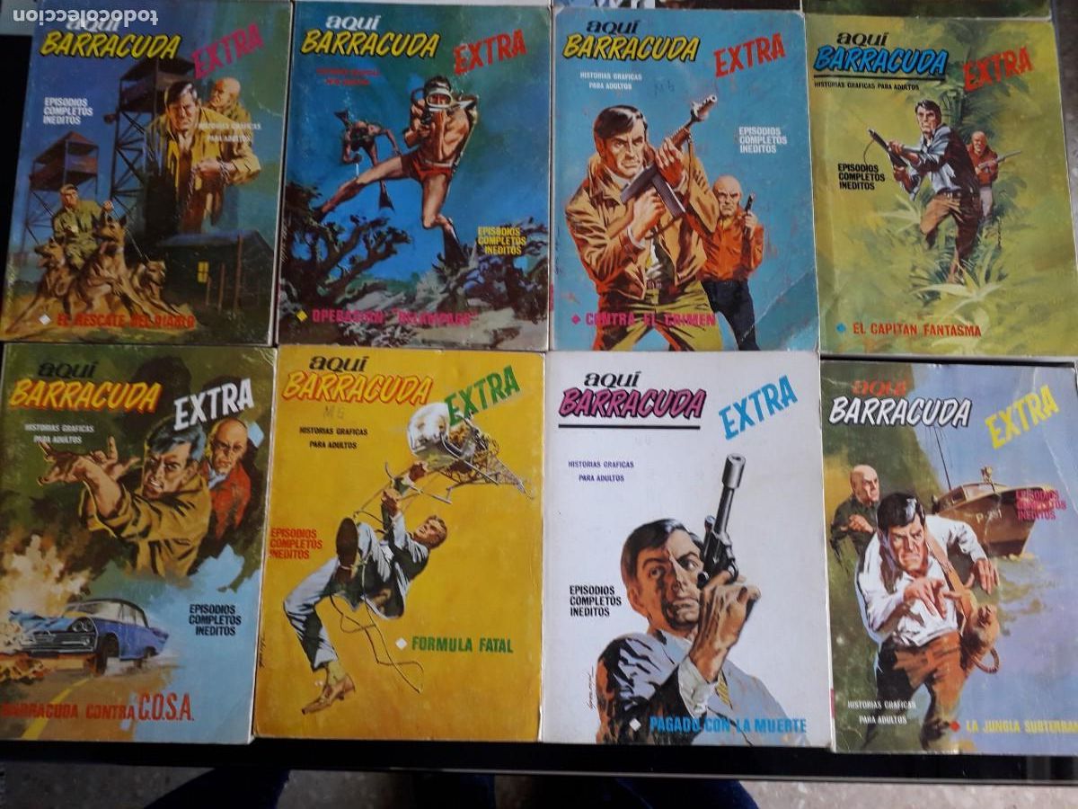 C&oacute;mics: AQUI BARRACUDA N- 1 AL 16 COLECCION COMPLETA - Foto 9