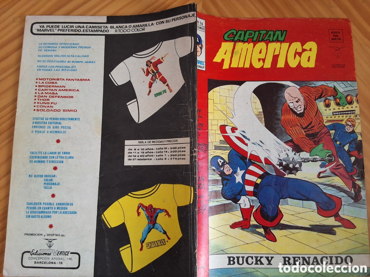 C&oacute;mics: Capitan america vertice mundi comics volumen 3 n&uacute;mero 16