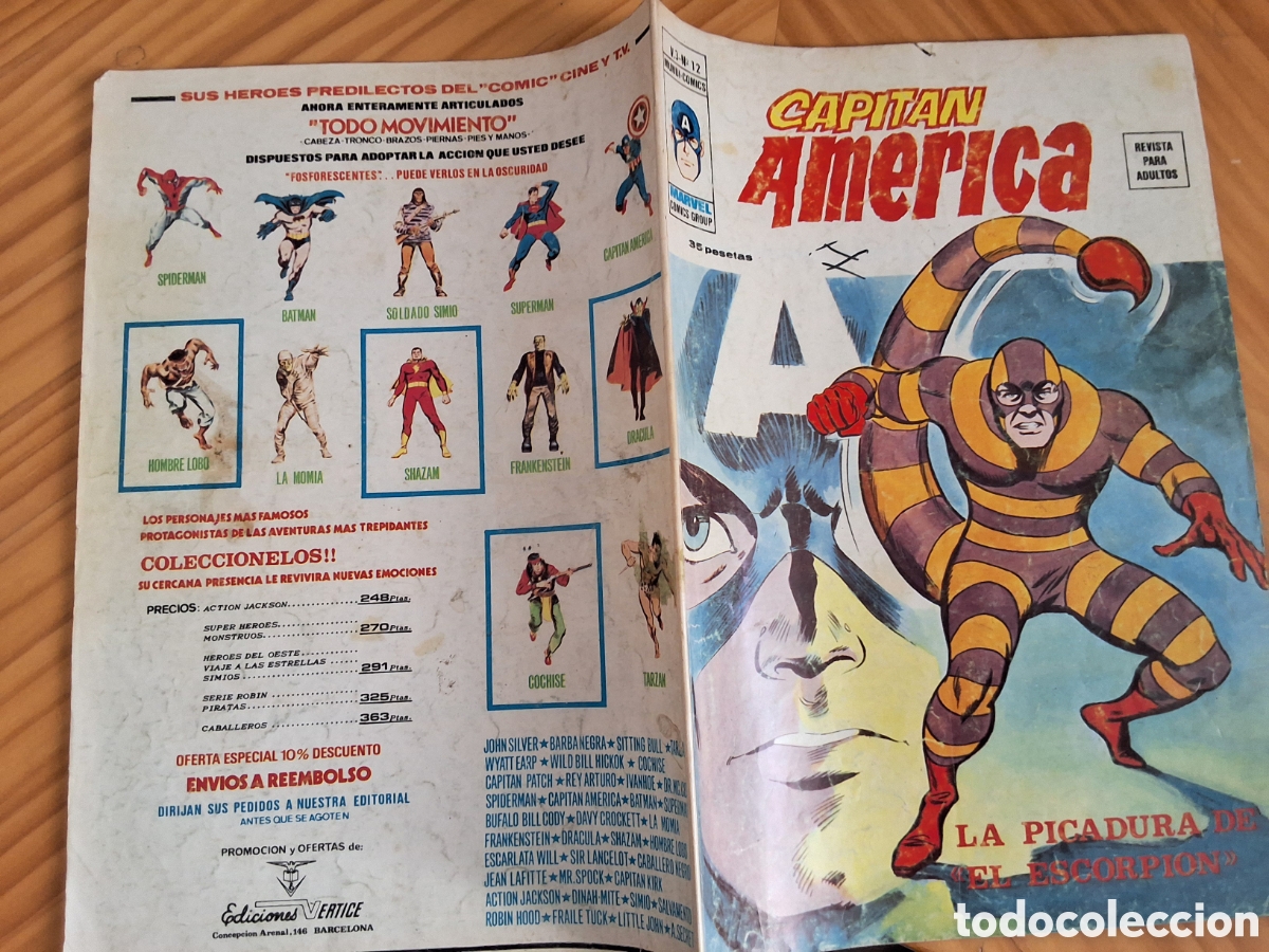 C&oacute;mics: Capitan america vertice mundi comics volumen 3 n&uacute;mero 12