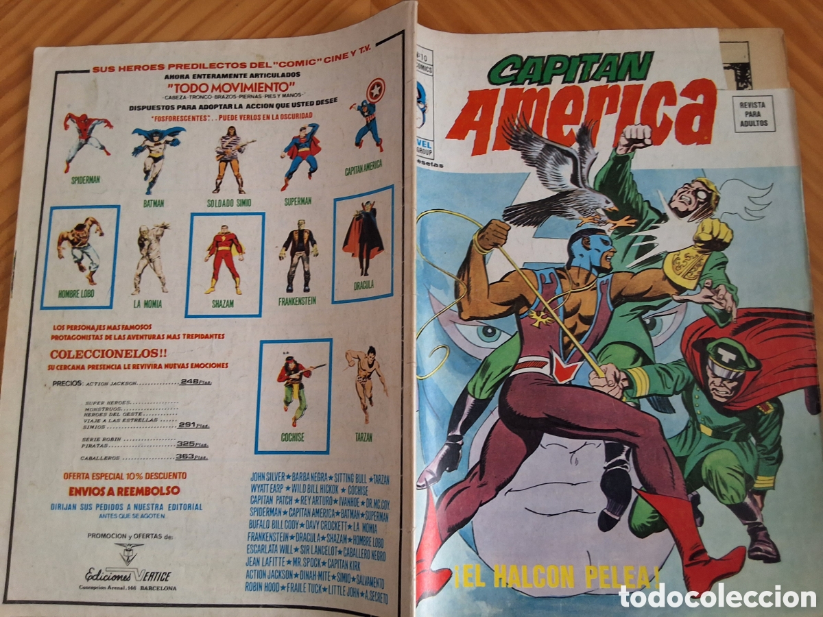 C&oacute;mics: Capitan america vertice mundi comics volumen 3 n&uacute;mero 10