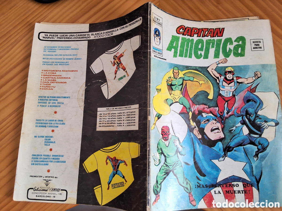 C&oacute;mics: Capitan america vertice mundi comics volumen 3 n&uacute;mero 9