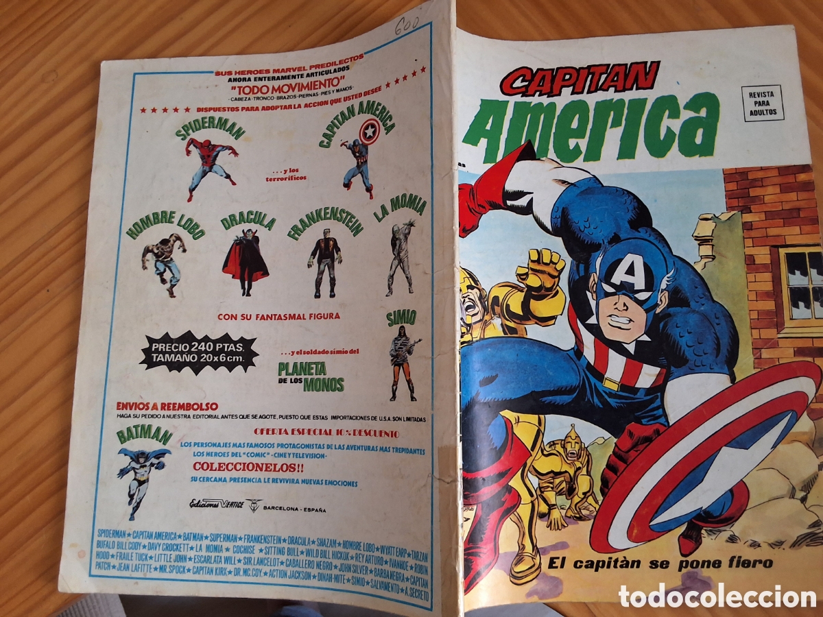 C&oacute;mics: Capitan america vertice mundi comics volumen 3 n&uacute;mero 4