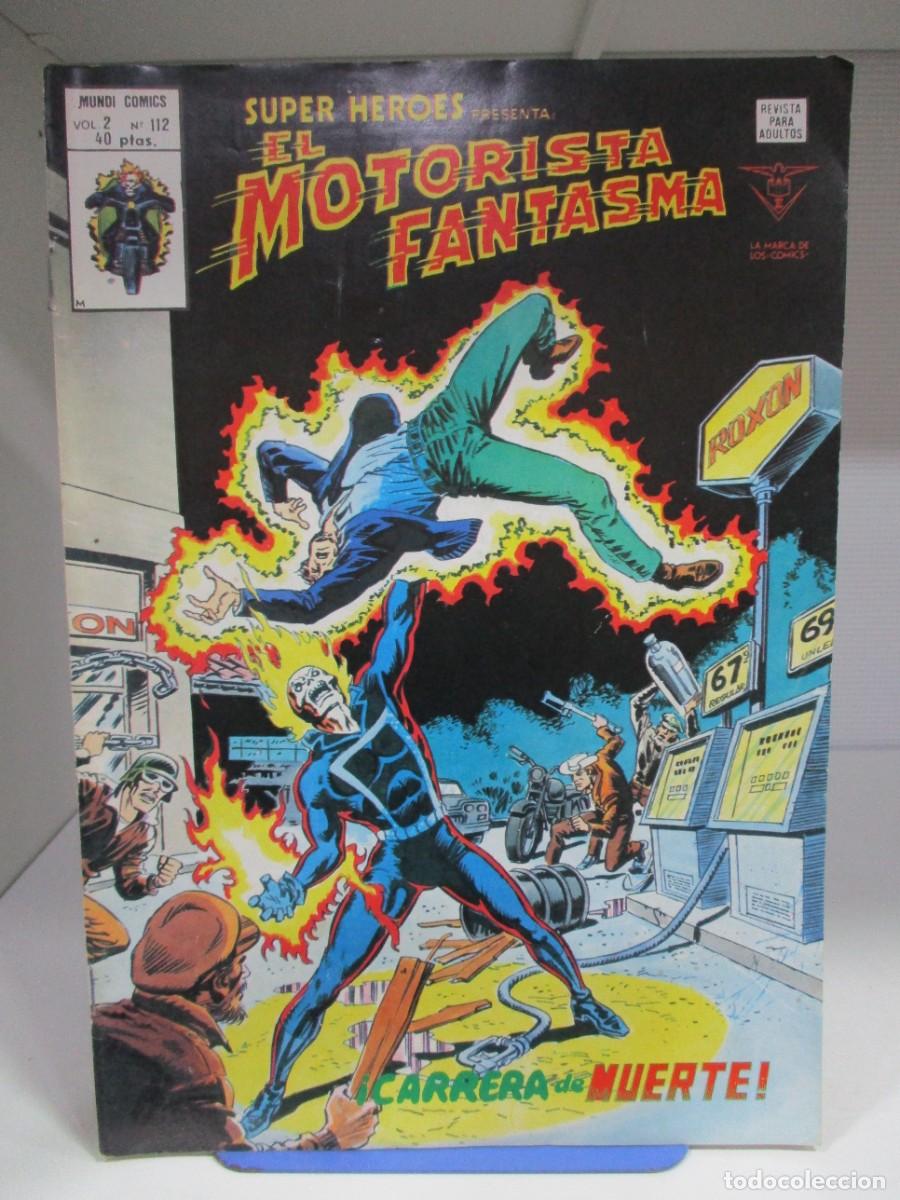Comics: SUPER H&Eacute;ROES - VOL 2 - N&ordm; 112 - EL MOTORISTA FANTASMA - V&Eacute;RTICE - MARVEL