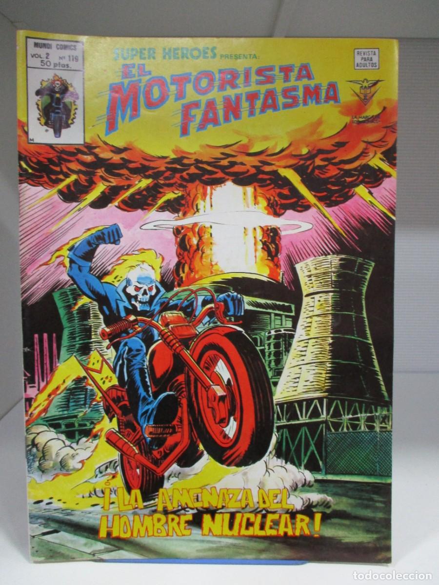 Comics: SUPER H&Eacute;ROES - VOL 2 - N&ordm; 119 - EL MOTORISTA FANTASMA - V&Eacute;RTICE - MARVEL