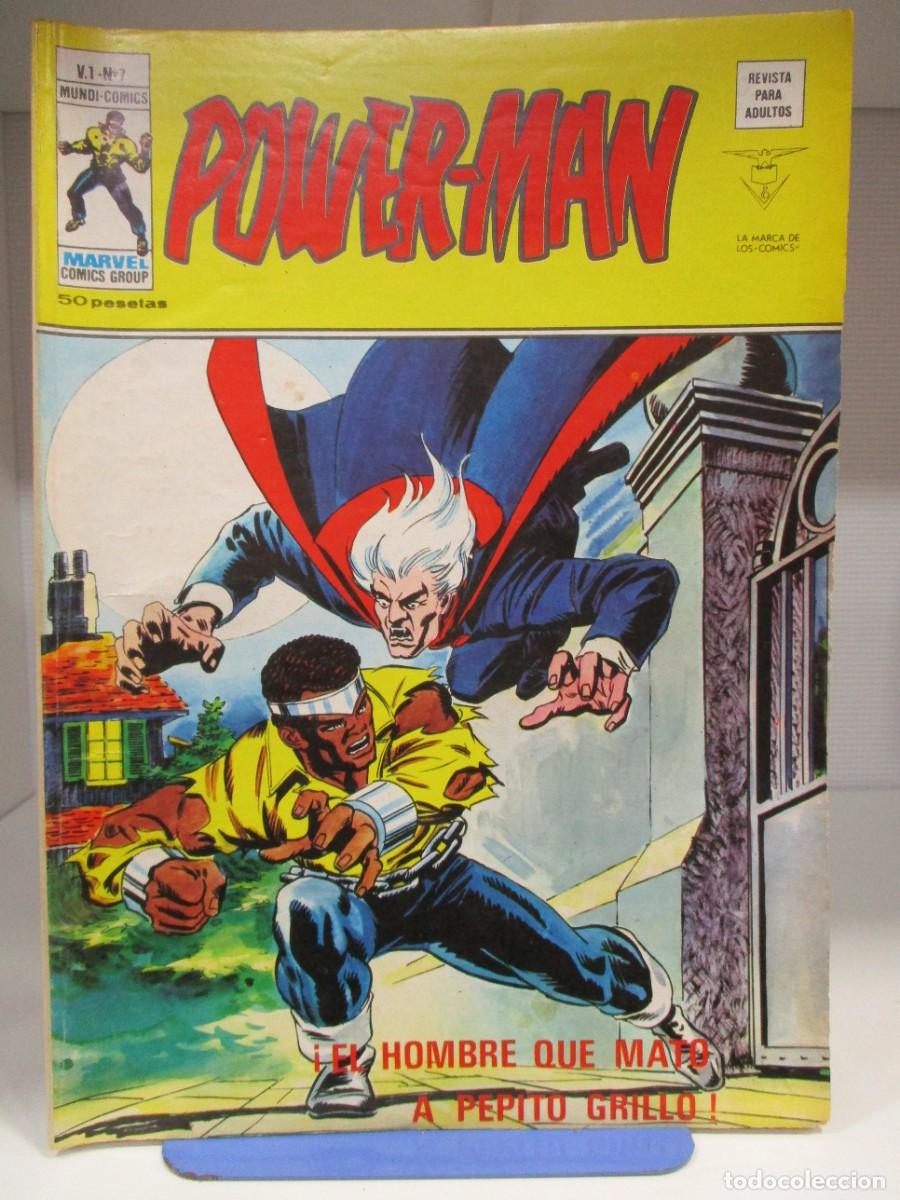 Comics : POWER MAN - EL HOMBRE QUE MATO A PEPITO GRILLO - V.1 - VOLUMEN 1 - NUMERO 7- V&Eacute;RTICE - MARVEL