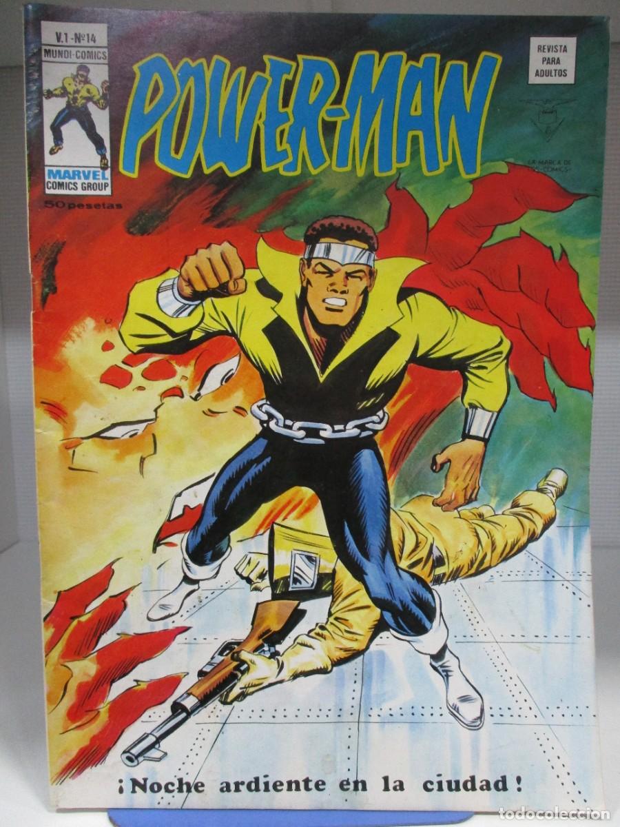 Comics : POWER MAN - NOCHE ARDIENTE EN LA CIUDAD - V.1 - VOLUMEN 1 - NUMERO 14 - V&Eacute;RTICE - MARVEL