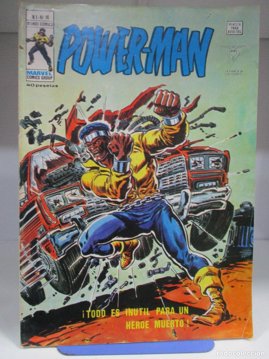 Comics : POWER MAN - TODO ES INUTIL - V.1 - VOLUMEN 1 - NUMERO 16 - V&Eacute;RTICE - MARVEL