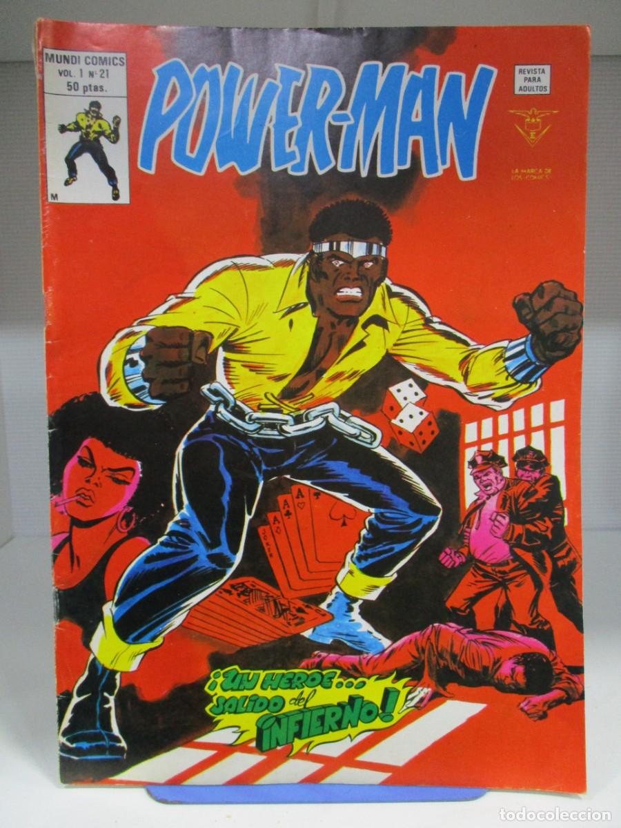 Comics: POWER MAN - HEROE SALIDO DEL INFIERNO - V.1 - VOLUMEN 1 - NUMERO 21 - V&Eacute;RTICE - MARVEL