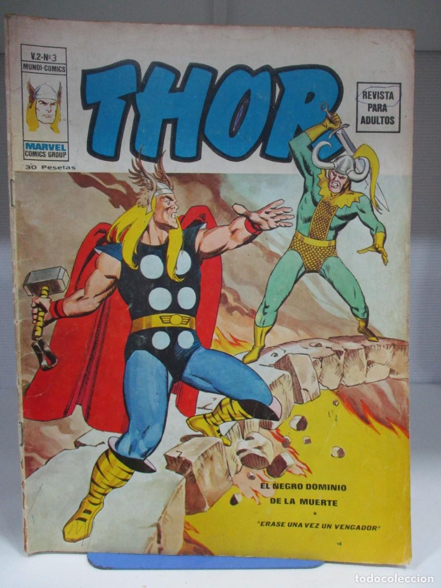Comics: THOR - EL NEGRO DOMINO DE LA MUERTE - V.2 - VOLUMEN 2- NUMERO 3 - V&Eacute;RTICE - MARVEL