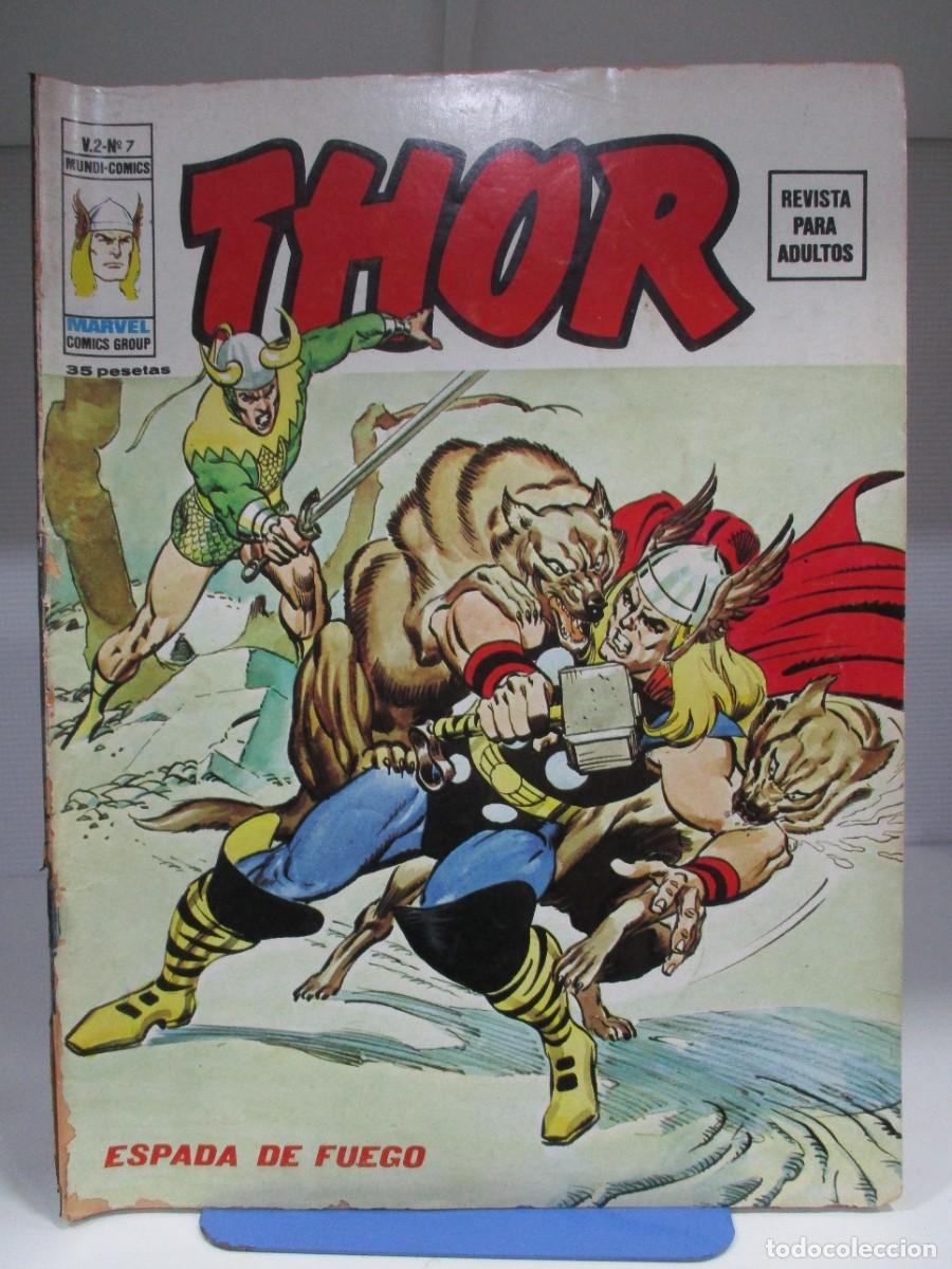 Comics: THOR - ESPADA DE FUEGO - V.2 - VOLUMEN 2- NUMERO 7 - V&Eacute;RTICE - MARVEL