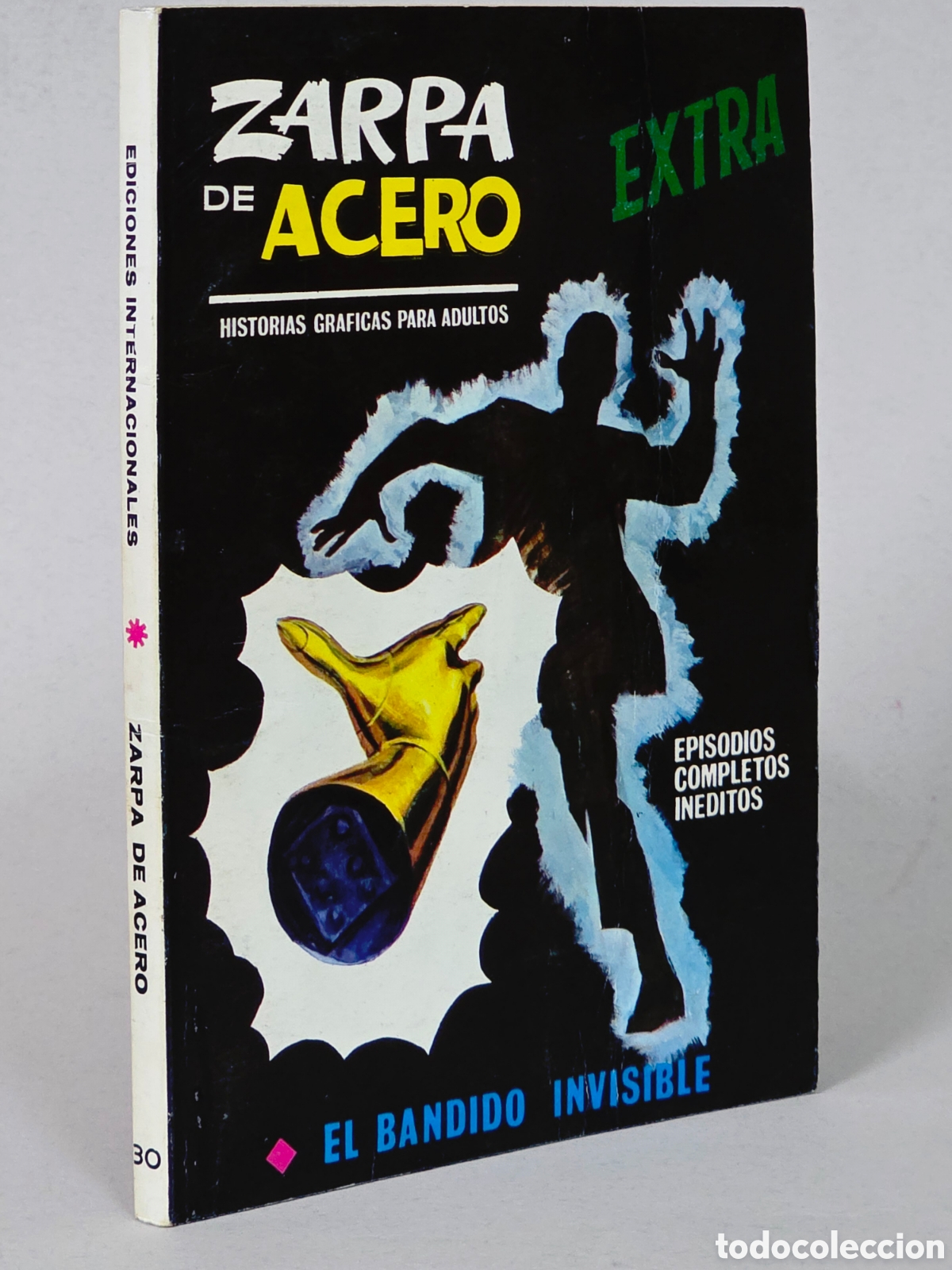 C&oacute;mics: C&Oacute;MIC EXCELENTE ZARPA DE ACERO 30 EL BANDIDO INVISIBLE VERTICE MARVEL FLEETWAY TACO
