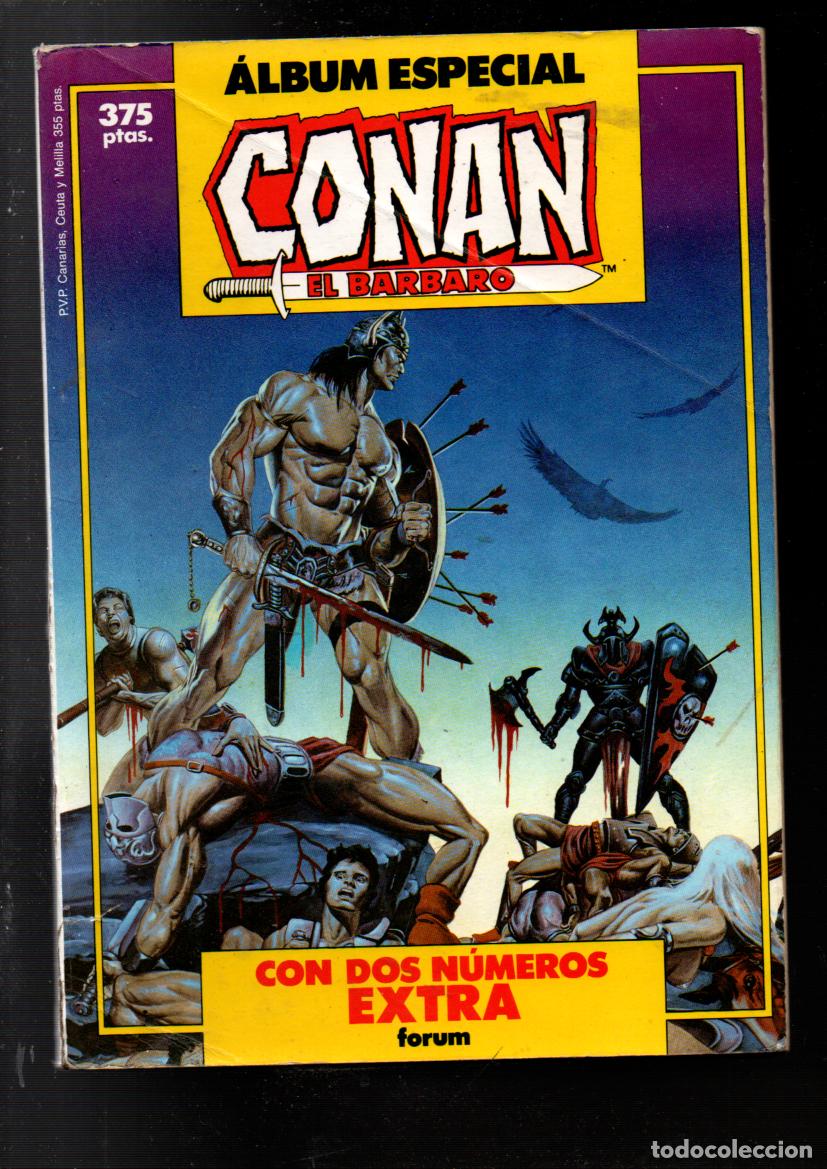 C&oacute;mics: CONAN EL BARBARO, LOTE DE 3 ALBUMS ESPECIALES. VER FOTOS ADICIONALES