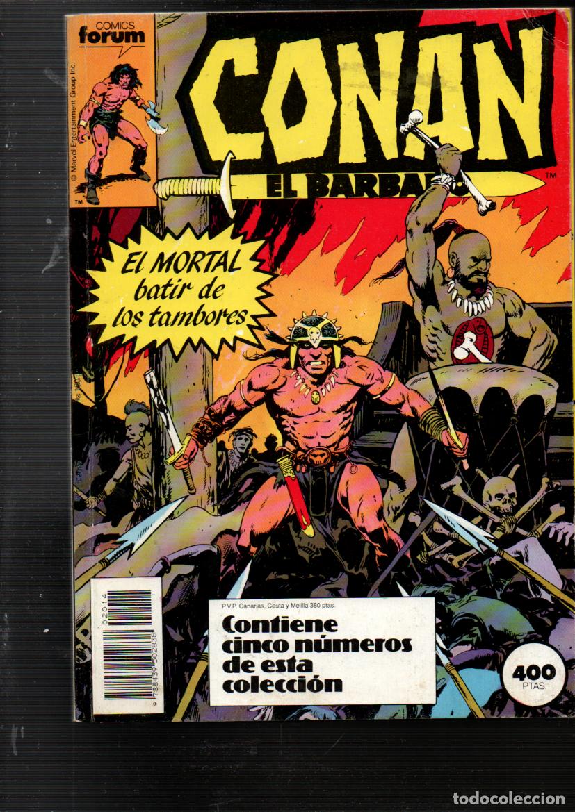 C&oacute;mics: CONAN EL BARBARO, RETAPADO CONTIENE 5 NUMEROS DE ESTA COLECCION: 156-157-158-159-160
