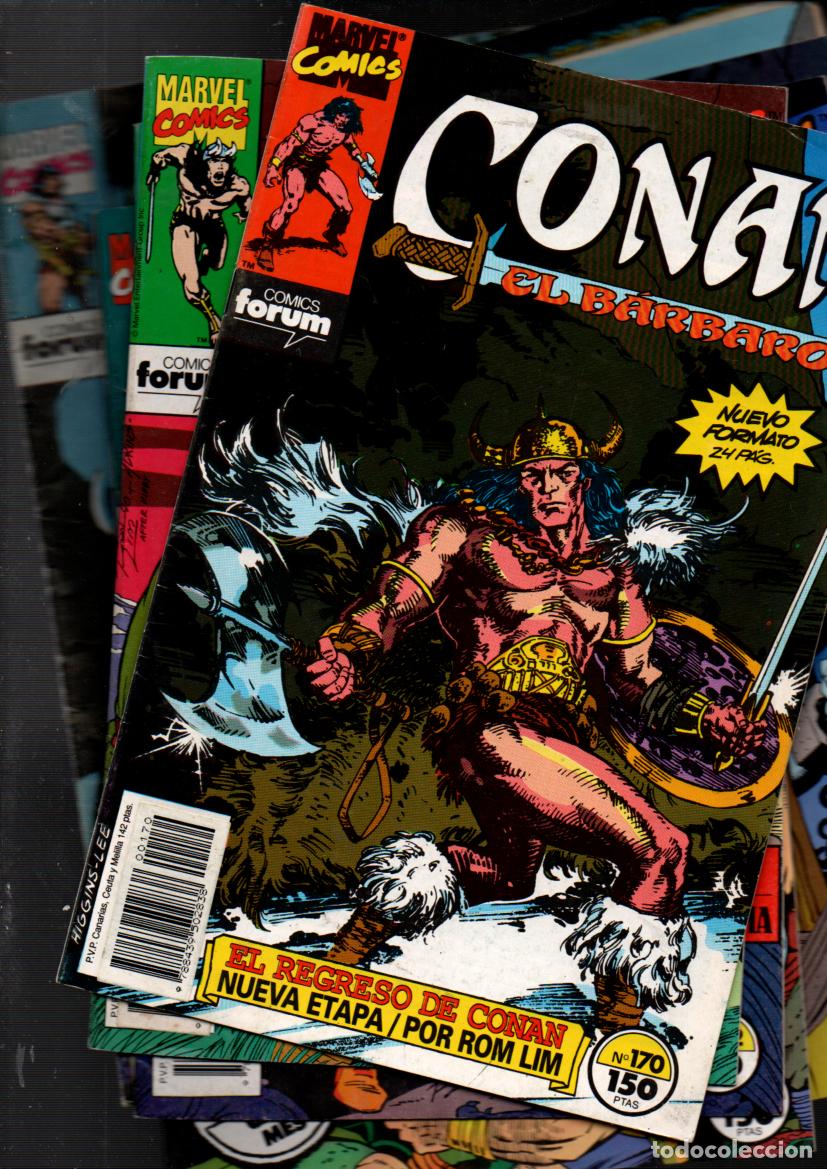 C&oacute;mics: CONAN EL BARBARO, MARVEL COMICS. LOTE DE 10 EJEMPLARES. VER NUMEROS..... - Foto 1