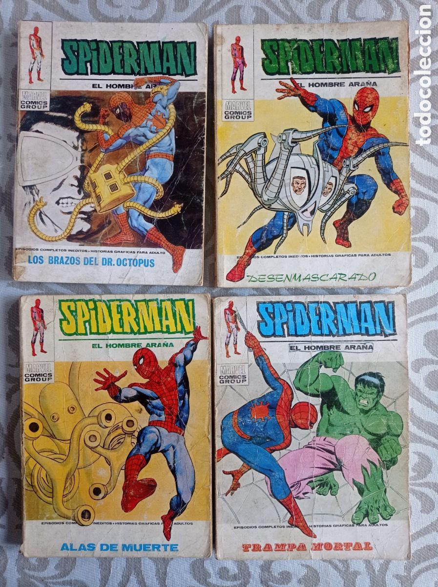 C&oacute;mics: SPIDERMAN, VOL.1. N&Uacute;MEROS 38, 41, 47 y 54