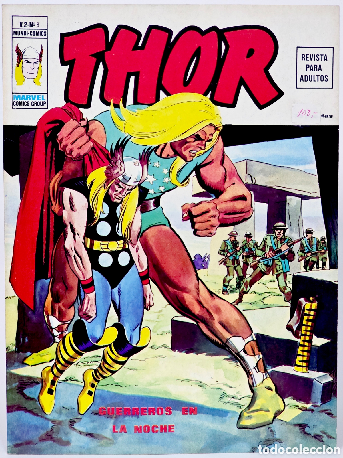 Comics : DE KIOSCO THOR 8 VOL.2 VERTICE MARVEL VOLUMEN GRAPA ETIQUETA PRECIO