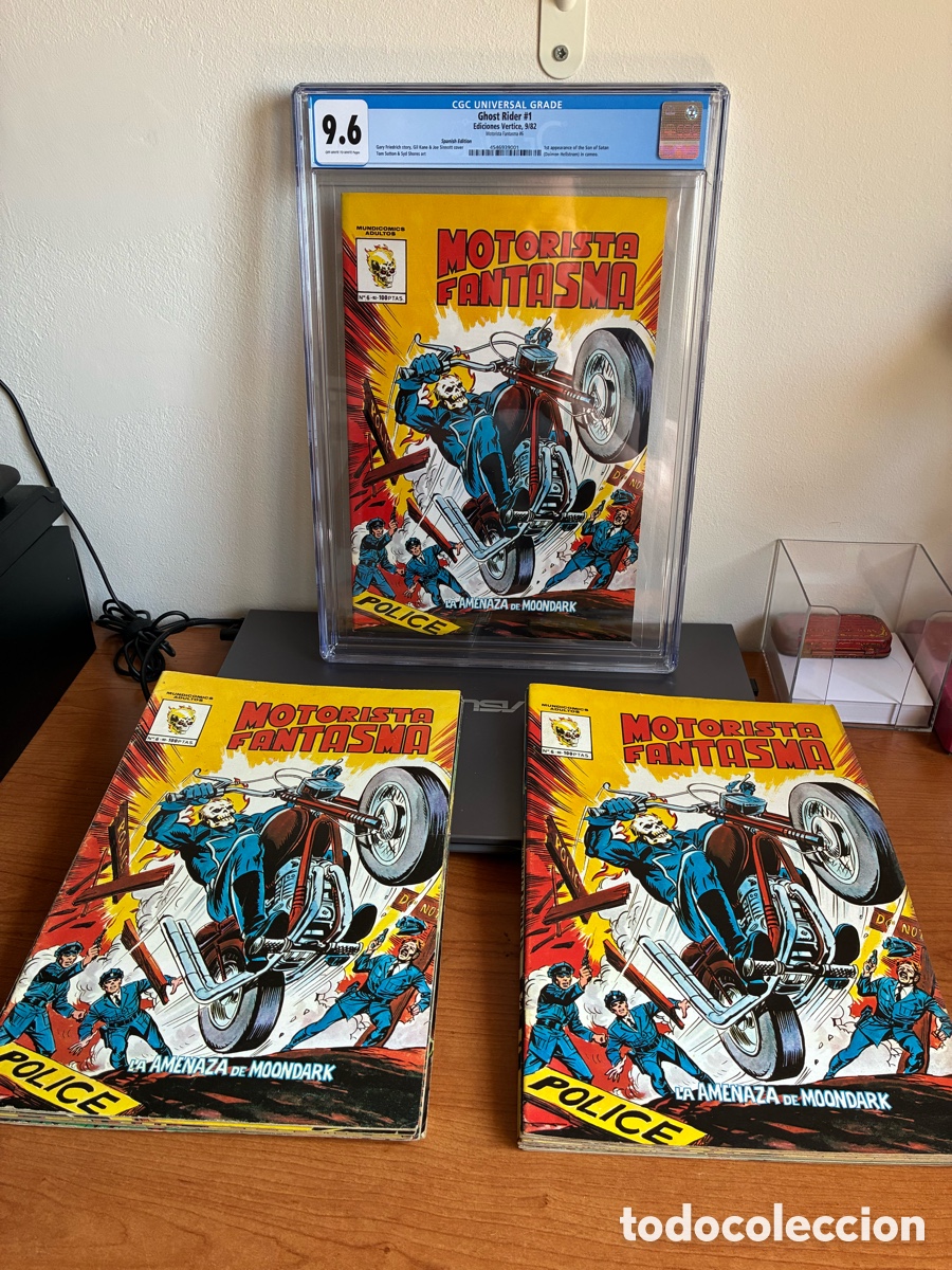 C&oacute;mics: Colecci&oacute;n motorista fantasma mundicomics completa de v&eacute;rtice