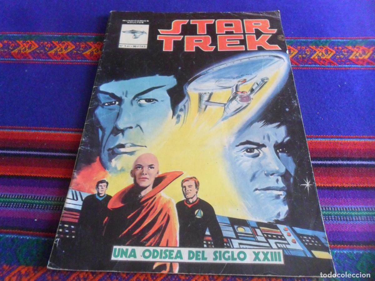 C&oacute;mics: V&Eacute;RTICE MUNDICOMICS COLOR STAR TREK N&ordm; 1 UNA ODISEA DEL SIGLO XXIII. 90 PTS. 1981.