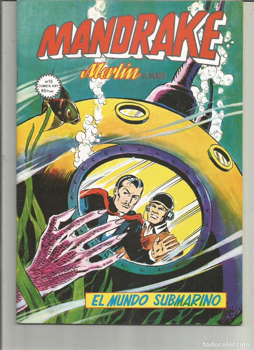 C&oacute;mics: MANDRAKE Merl&iacute;n el MAGO COMICS-ART EDICIONES VERTICE N&ordm; 15
