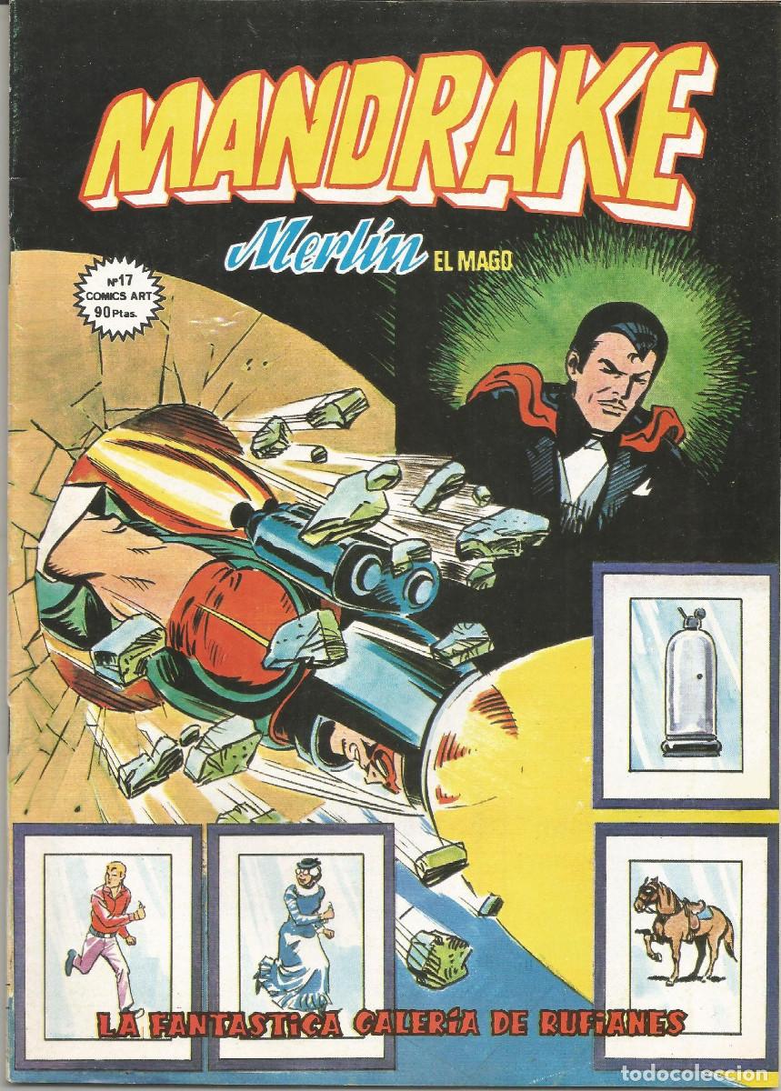 C&oacute;mics: MANDRAKE Merl&iacute;n el MAGO COMICS-ART EDICIONES VERTICE N&ordm; 17