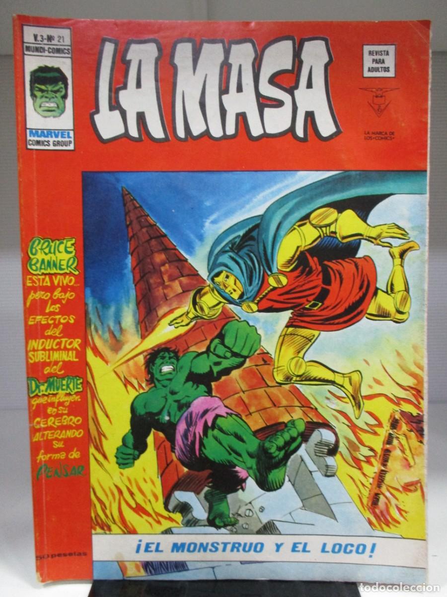 Comics: LA MASA - V.3 - VOLUMEN 3 - EL MONSTRUO Y EL LOCO - NUMERO 21 - VERTICE / MARVEL / MUNDI COMICS