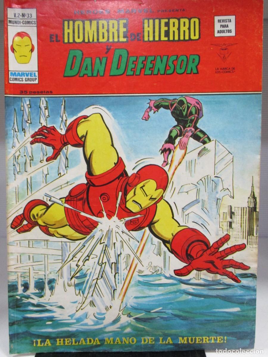 Comics: HEROES - V.2 - VOLUMEN 2 - HOMBRE HIERRO / DAN DEFENSOR NUMERO 33 - VERTICE / MARVEL / MUNDI COMICS