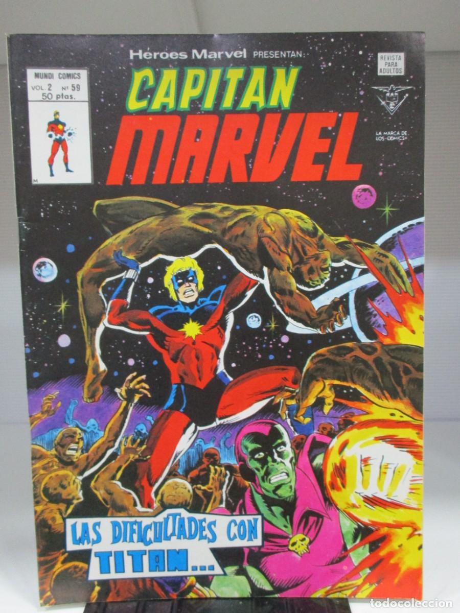 Comics : HEROES - V.2 - VOLUMEN 2 - CAPITAN MARVEL - NUMERO 59 - VERTICE / MARVEL / MUNDI COMICS