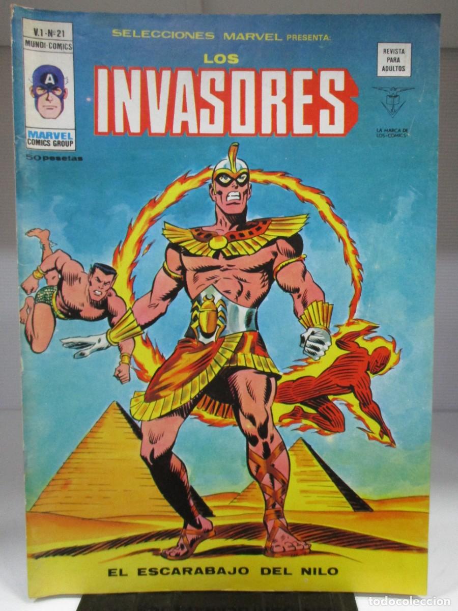 Comics : SELECCIONES MARVEL - V.1 - VOLUMEN 1 - LOS INVASORES - NUMERO 21 - VERTICE / MARVEL / MUNDI COMICS