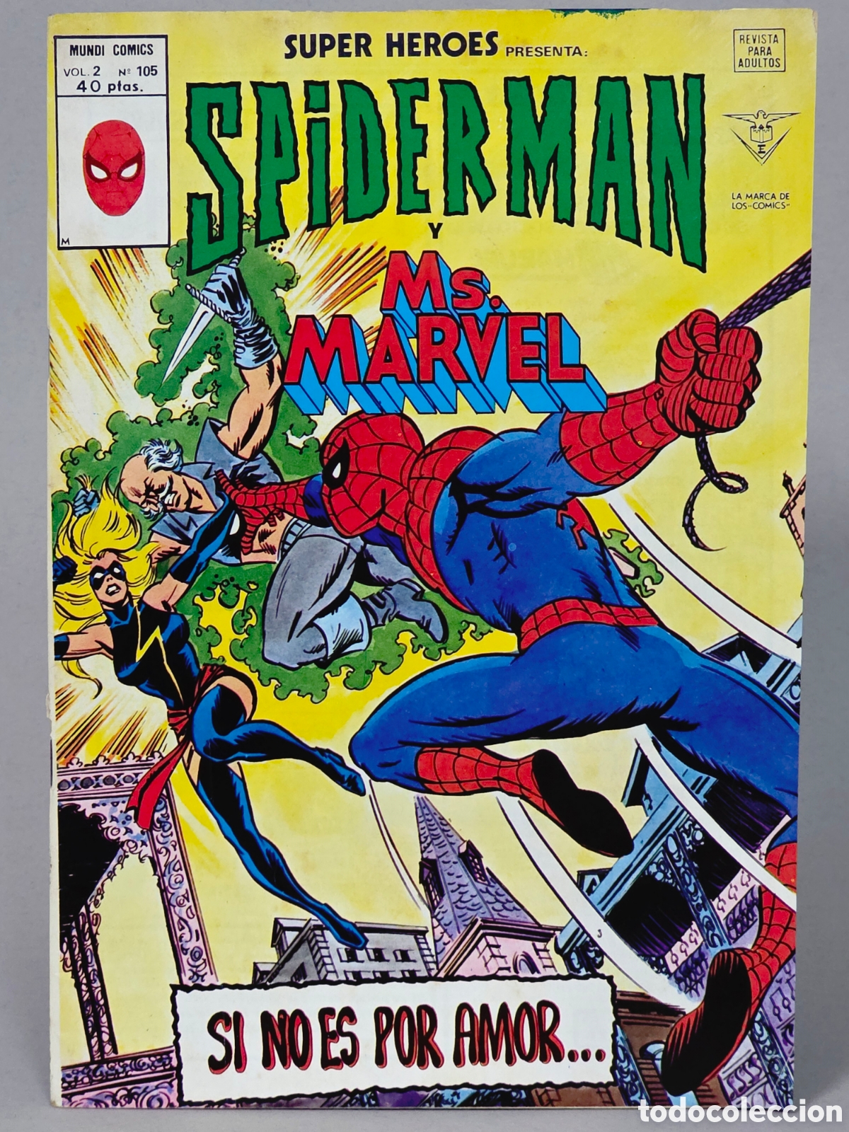 C&oacute;mics: C&Oacute;MIC SUPER HEROES 89 SPIDERMAN Y MS MARVEL VOL.2 VERTICE VOLUMEN BUEN ESTADO