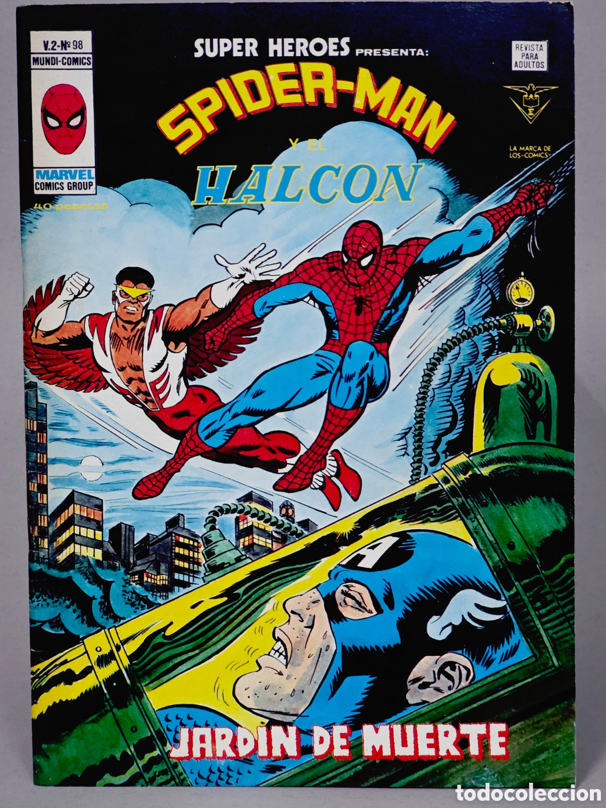 C&oacute;mics: C&Oacute;MIC SUPER HEROES 98 SPIDER-MAN Y HALC&Oacute;N VOL.2 VERTICE MARVEL VOLUMEN BUEN ESTADO