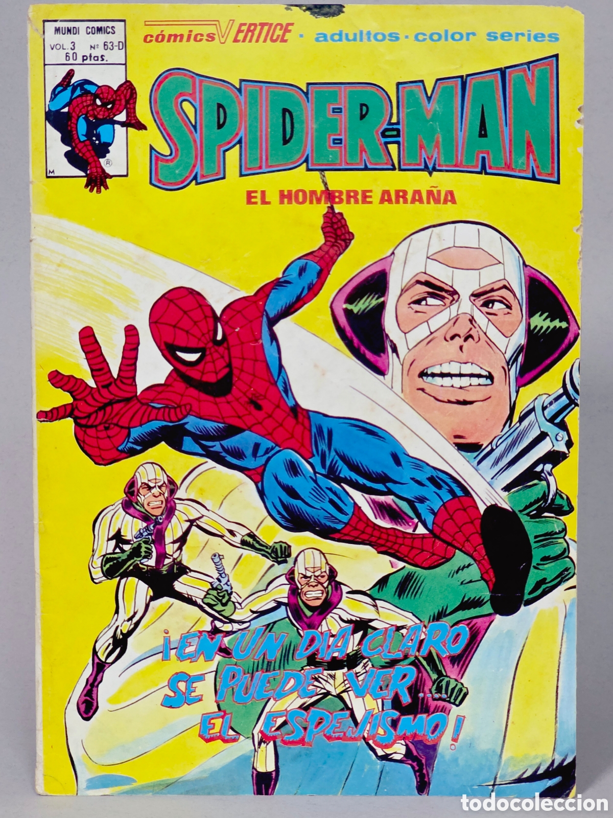 C&oacute;mics: C&Oacute;MIC SPIDERMAN 63-D VOL.3 VERTICE MARVEL VOLUMEN ( SPIDER-MAN) BUEN ESTADO