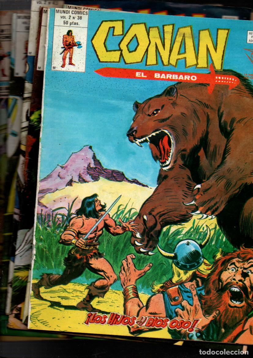 C&oacute;mics: CONAN EL BARBARO. EDICIONES VERTICE, 1980. LOTE DE 6 EJEMPLARES: VOL. 2 / V. 2 - VER NUMEROS....