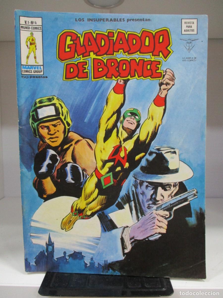 Comics : LOS INSUPERABLES - GLADIADOR BRONCE - V.1 - VOLUMEN 1 - NUMERO 4 - VERTICE / MARVEL / MUNDI COMICS