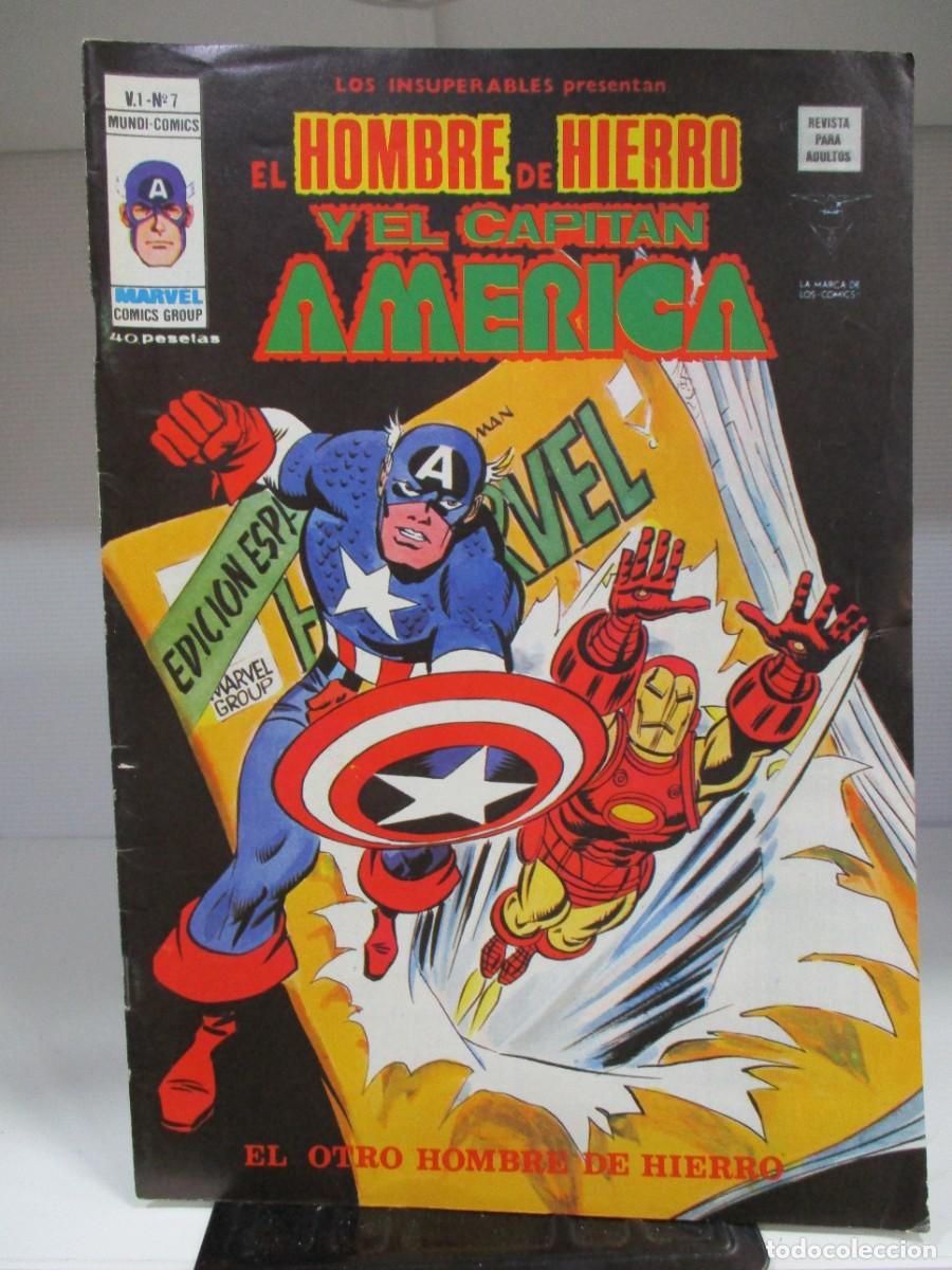 Comics: LOS INSUPERABLES - CAPITAN AMERICA - V.1 - VOLUMEN 1 - NUMERO 7 - VERTICE / MARVEL / MUNDI COMICS