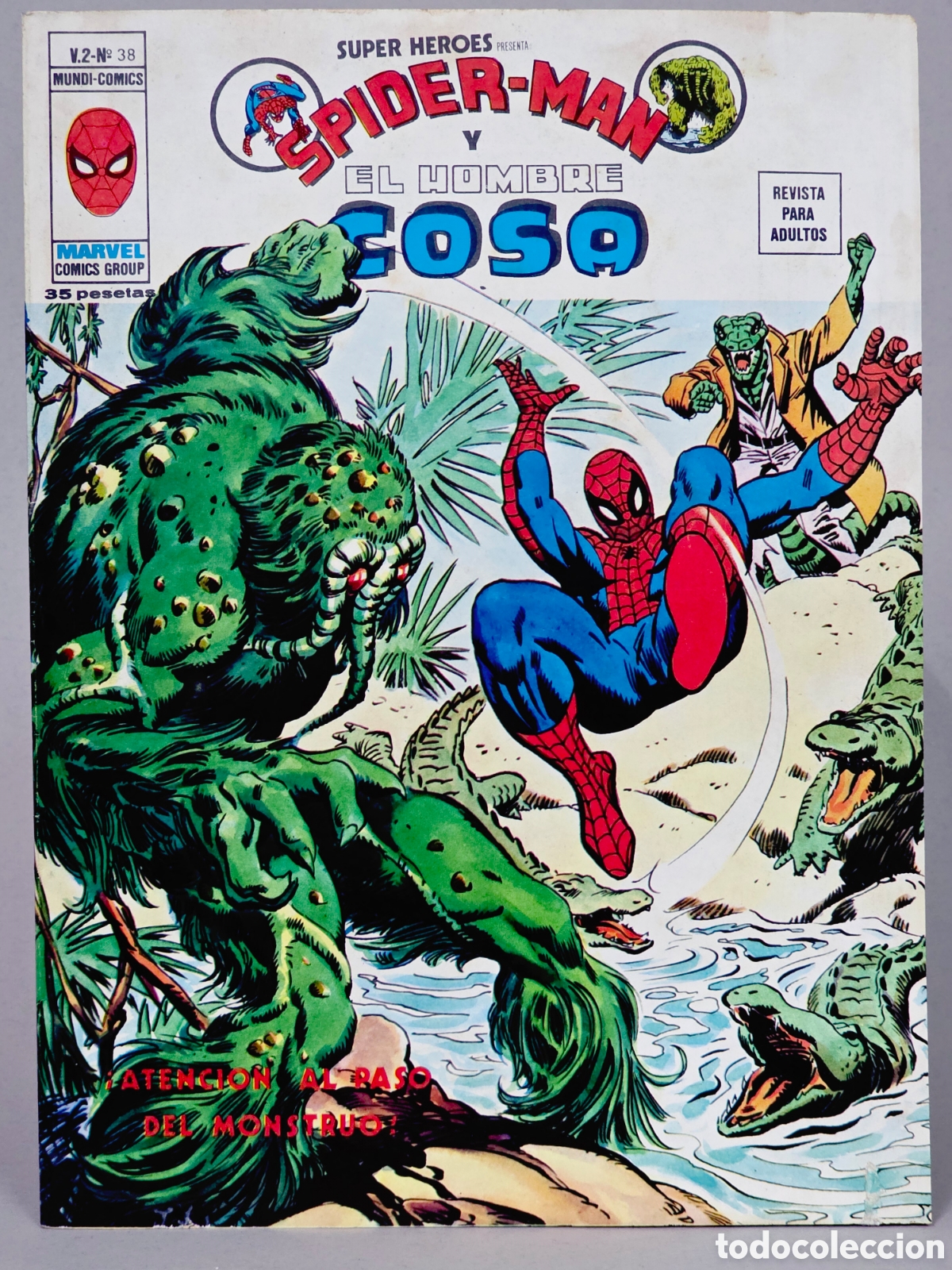 C&oacute;mics: C&Oacute;MIC SUPER HEROES 38 SPIDERMAN HOMBRE COSA VOL.2 VERTICE MARVEL VOLUMEN BUEN ESTADO
